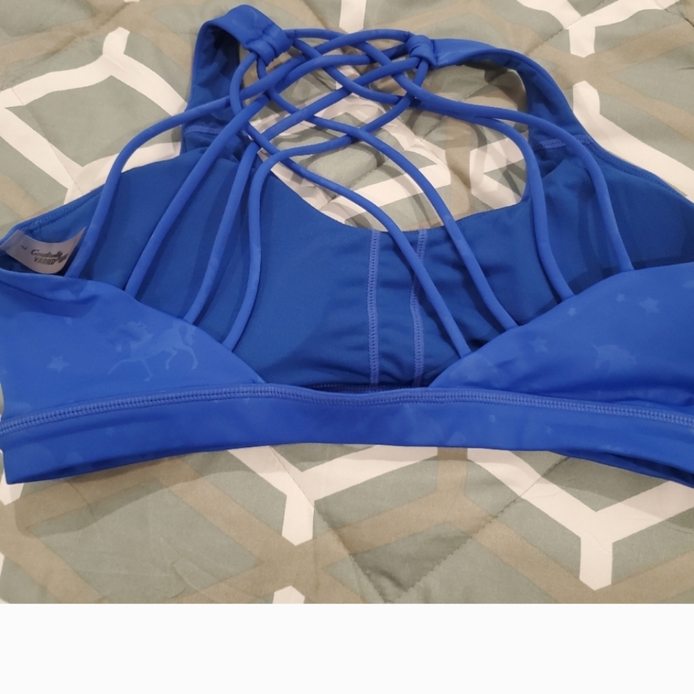 CVG Large Butterfly Bra- EUC, always air dried, Blue Unicorn